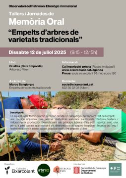 Taller d’empelts d’arbres de varietats tradicionals